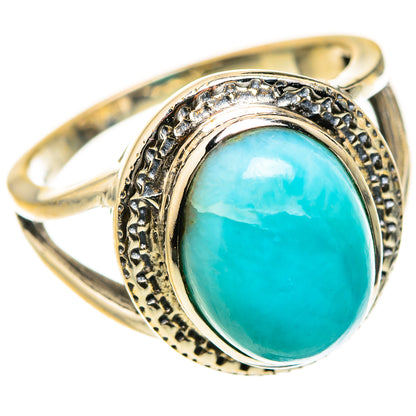 Larimar Rings handcrafted by Ana Silver Co - RING127520 - Photo 2