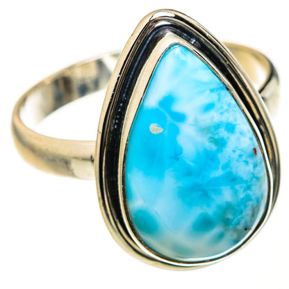 Larimar Rings handcrafted by Ana Silver Co - RING127537 - Photo 2