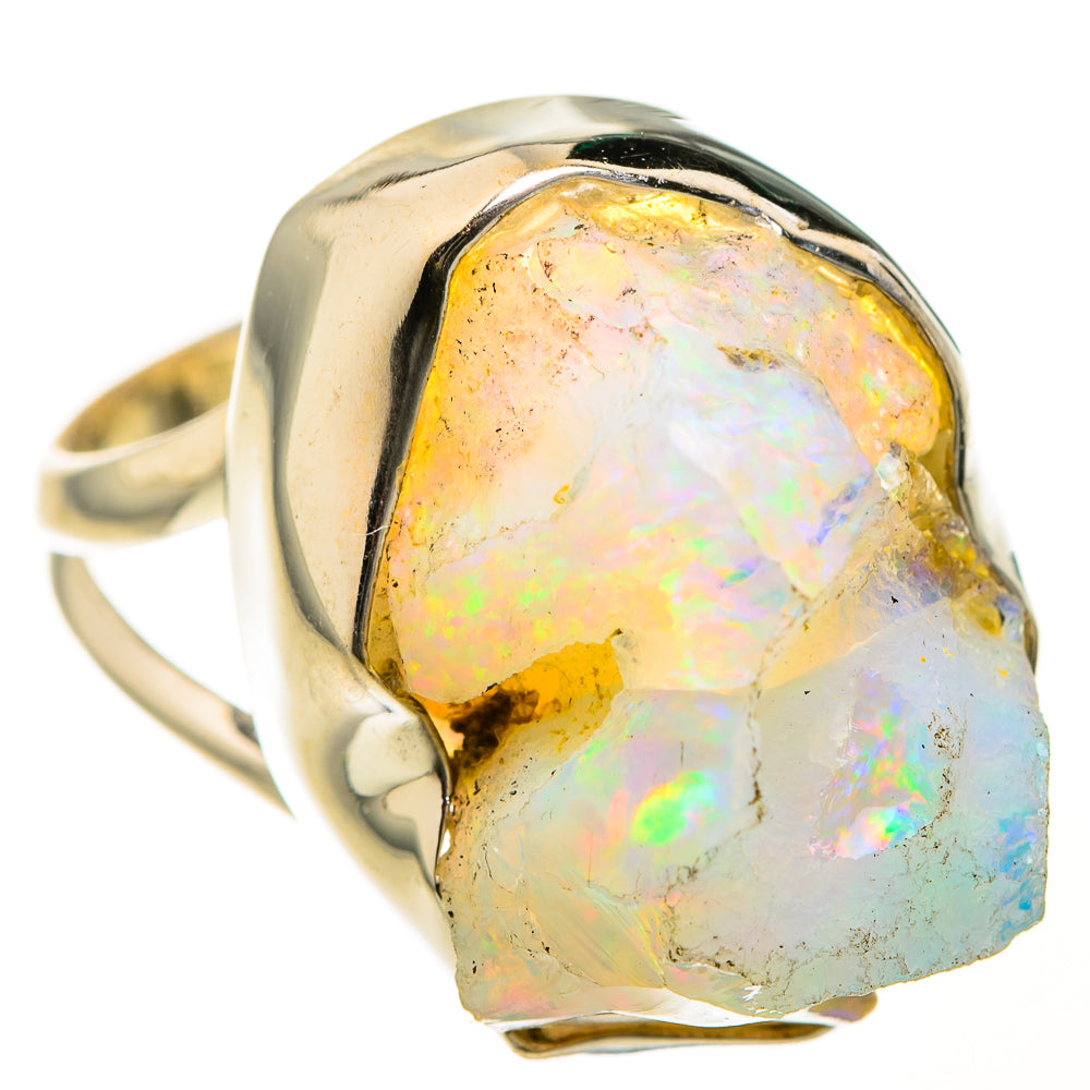 Ethiopian Opal Rings handcrafted by Ana Silver Co - RING127543 - Photo 2