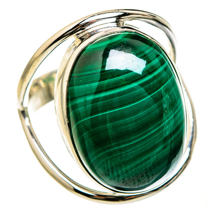 Malachite Rings handcrafted by Ana Silver Co - RING127552 - Photo 2