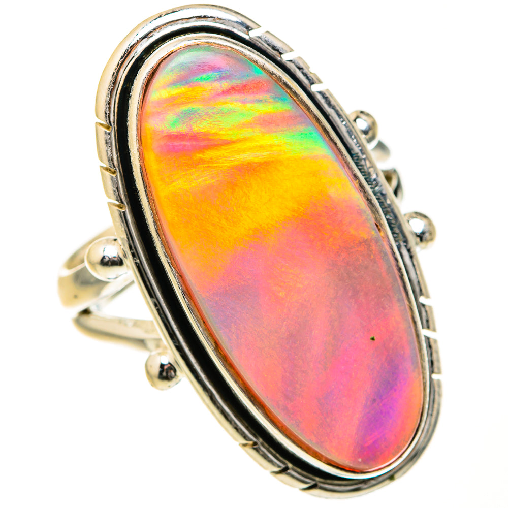 Aura Opal Rings handcrafted by Ana Silver Co - RING127568 - Photo 2