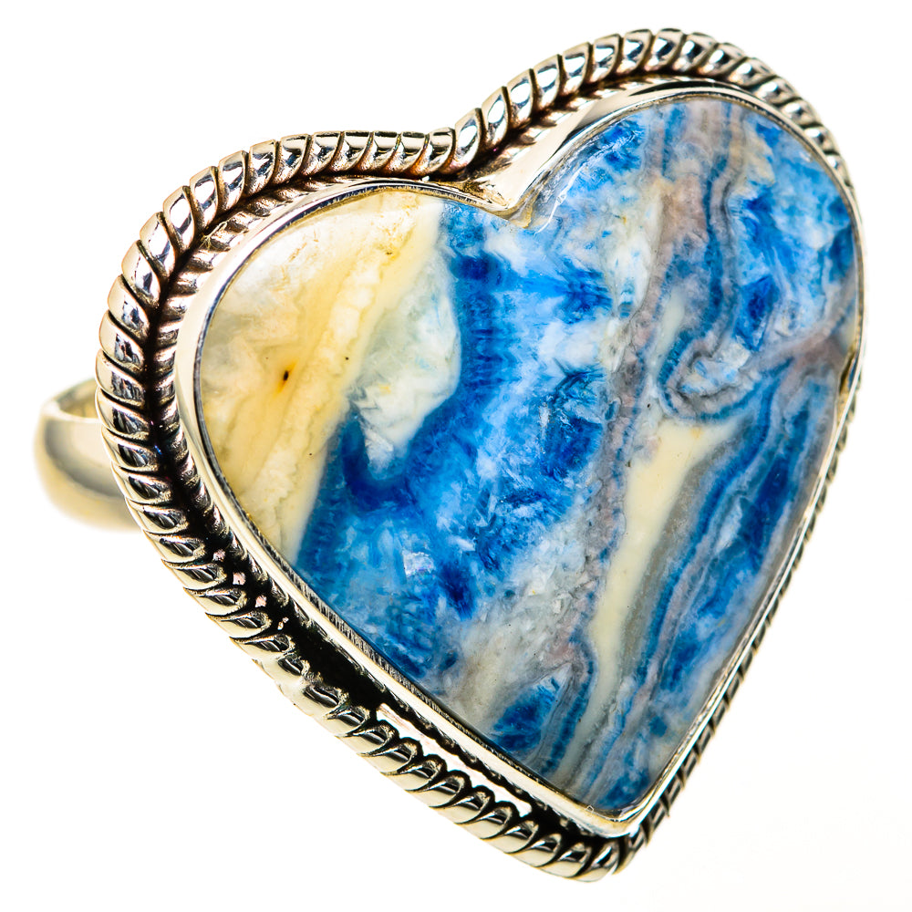 Blue Scheelite Rings handcrafted by Ana Silver Co - RING127574 - Photo 2