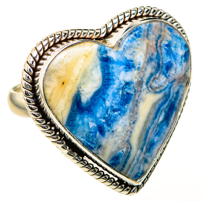 Blue Scheelite Rings handcrafted by Ana Silver Co - RING127574 - Photo 2