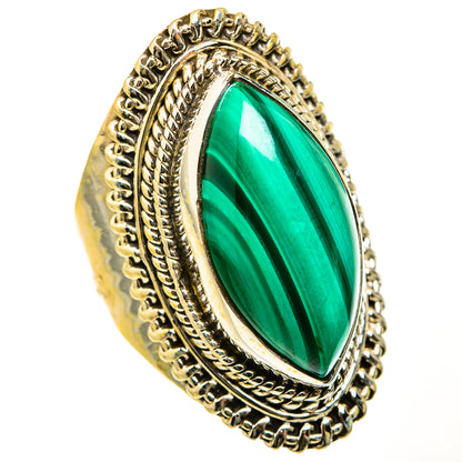 Malachite Rings handcrafted by Ana Silver Co - RING127582 - Photo 2