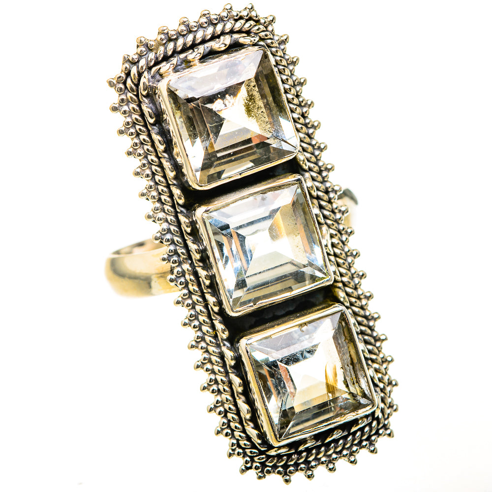 White Quartz Rings handcrafted by Ana Silver Co - RING127595 - Photo 2