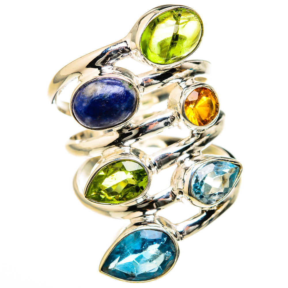 Lapis Lazuli Rings handcrafted by Ana Silver Co - RING127602 - Photo 2