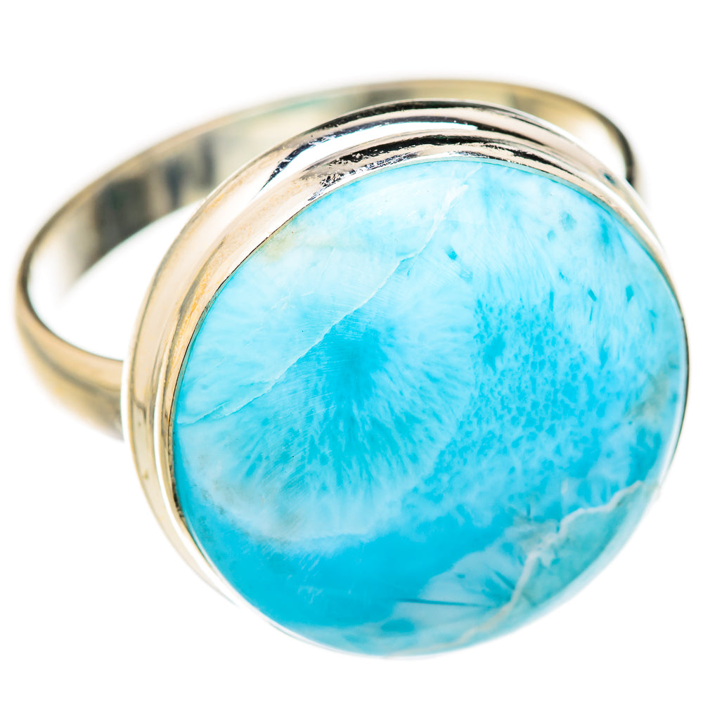 Larimar Rings handcrafted by Ana Silver Co - RING127635 - Photo 2