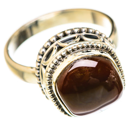 Mexican Fire Agate Rings handcrafted by Ana Silver Co - RING127640 - Photo 2