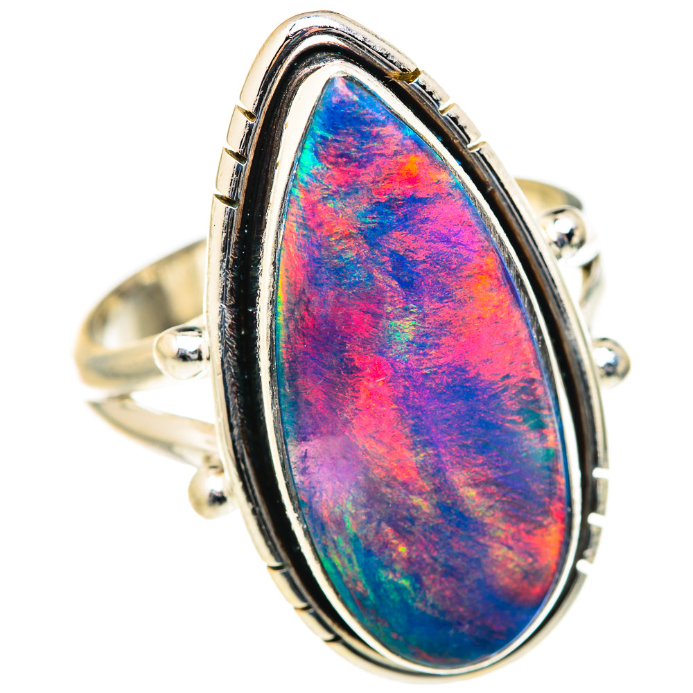 Aura Opal Rings handcrafted by Ana Silver Co - RING127645 - Photo 2