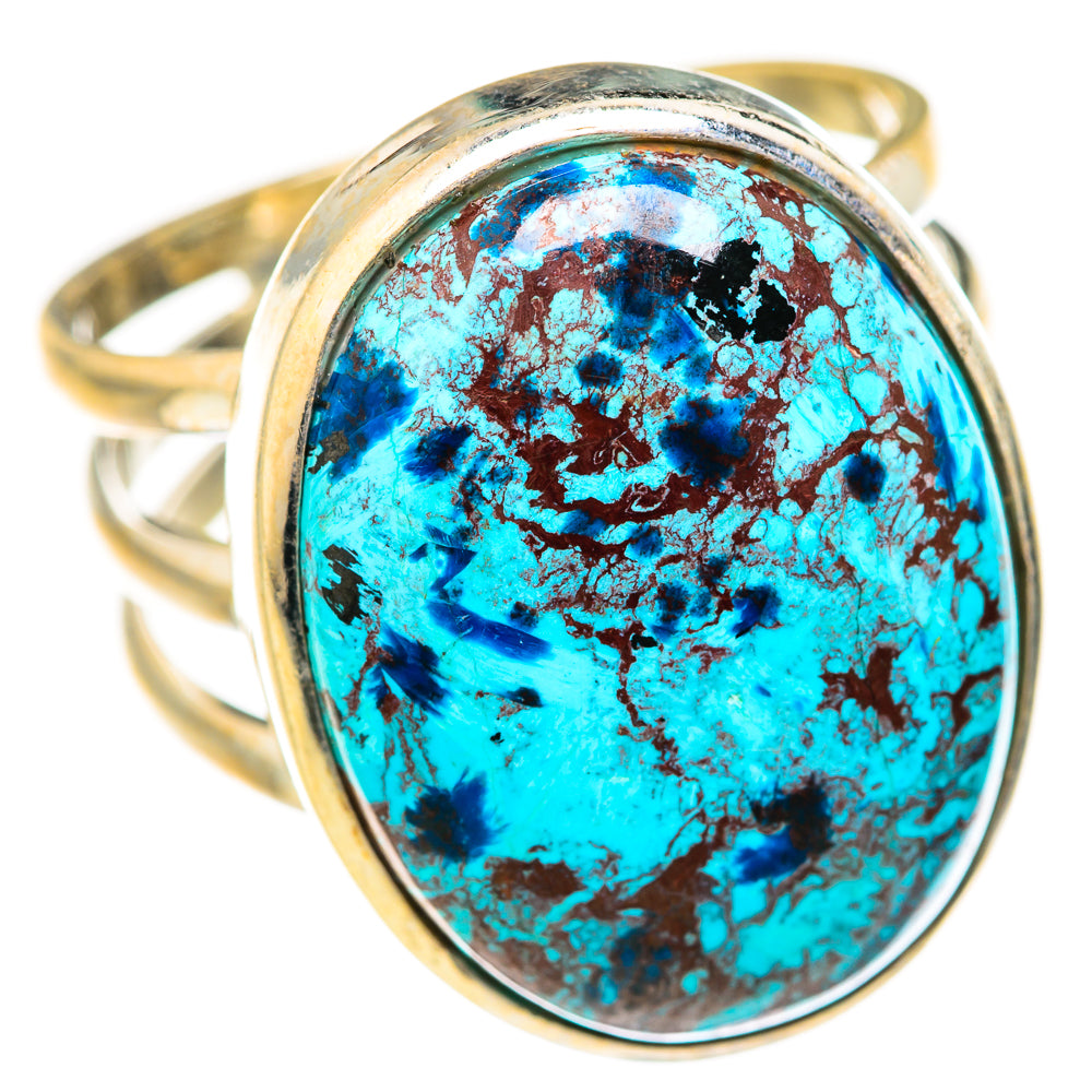 Shattuckite Rings handcrafted by Ana Silver Co - RING127654 - Photo 2