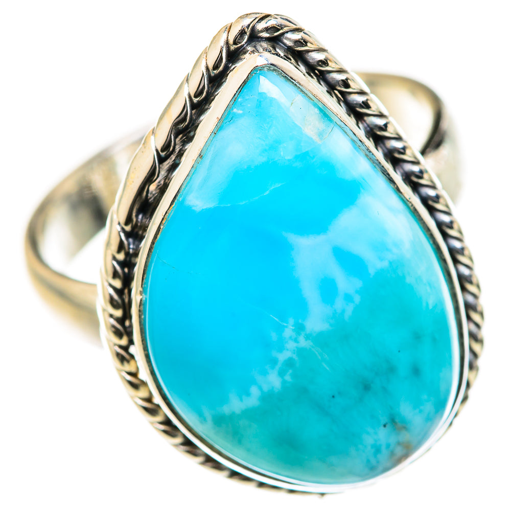 Larimar Rings handcrafted by Ana Silver Co - RING127656 - Photo 2