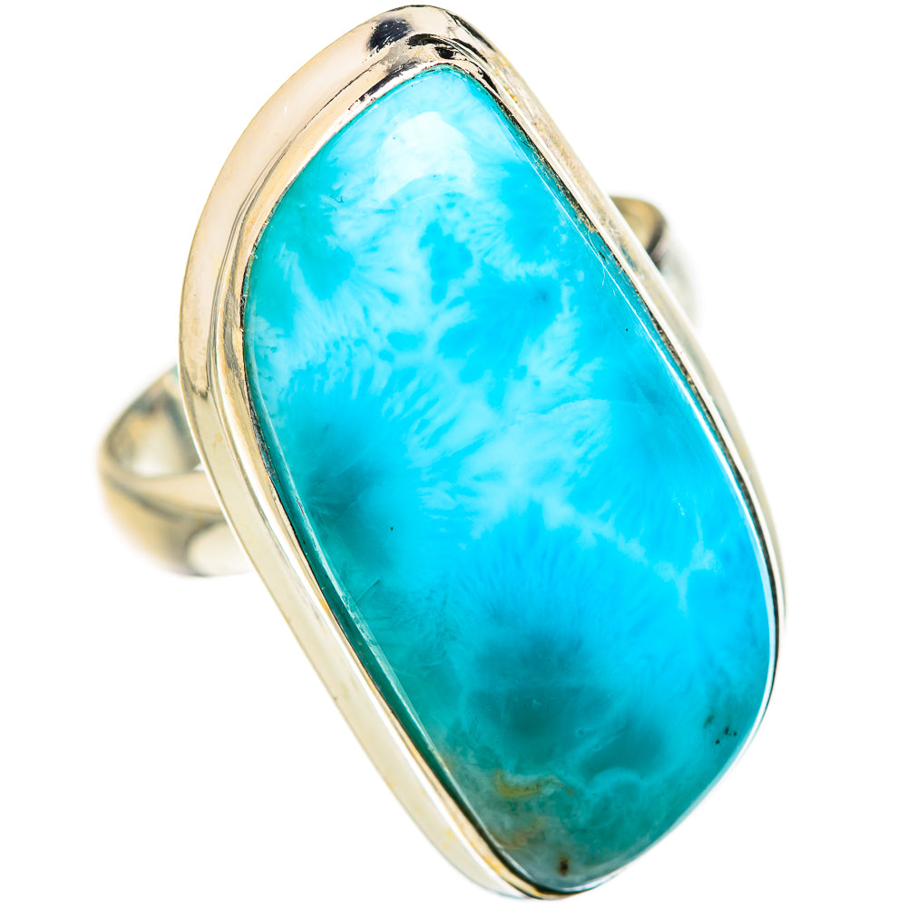 Larimar Rings handcrafted by Ana Silver Co - RING127658 - Photo 2