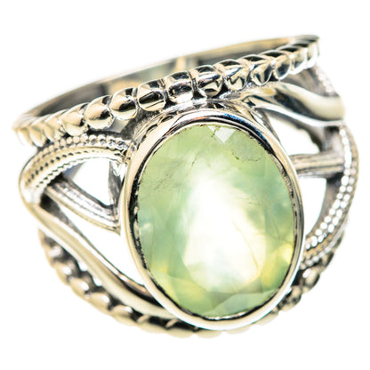 Prehnite Rings handcrafted by Ana Silver Co - RING127660 - Photo 2