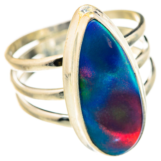 Aura Opal Rings handcrafted by Ana Silver Co - RING127673 - Photo 2