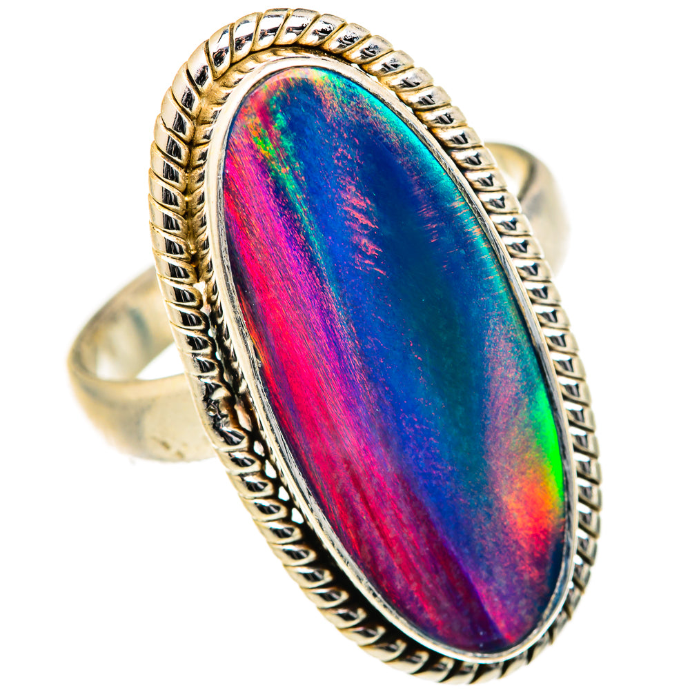 Aura Opal Rings handcrafted by Ana Silver Co - RING127678 - Photo 2