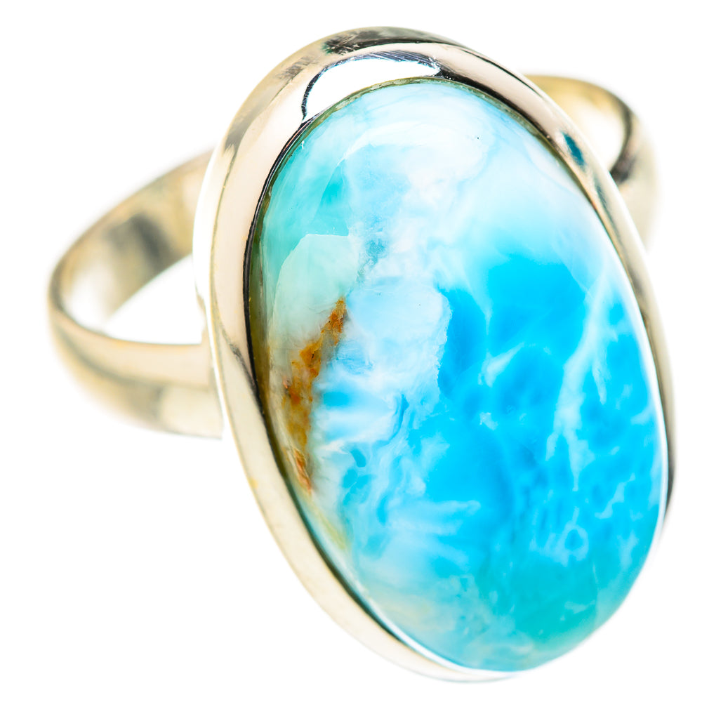 Larimar Rings handcrafted by Ana Silver Co - RING127681 - Photo 2