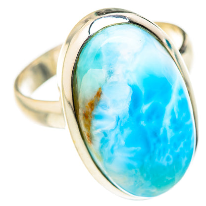 Larimar Rings handcrafted by Ana Silver Co - RING127681 - Photo 2