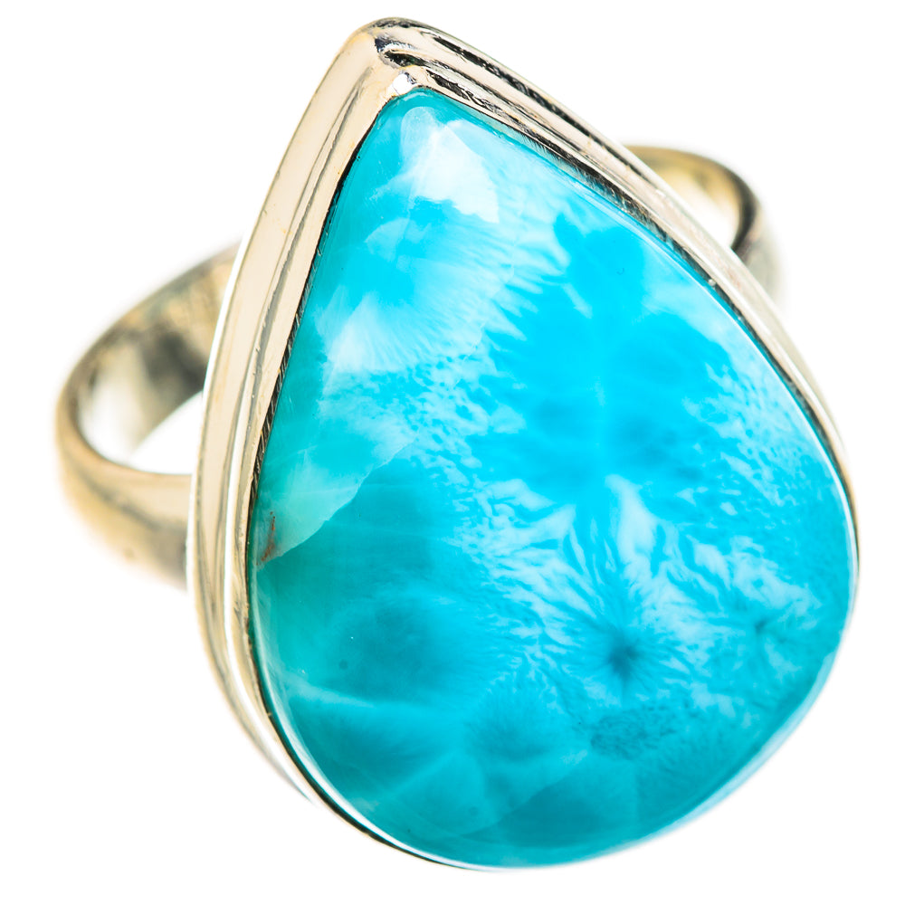 Larimar Rings handcrafted by Ana Silver Co - RING127684 - Photo 2