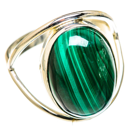 Malachite Rings handcrafted by Ana Silver Co - RING127687 - Photo 2