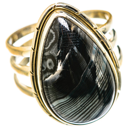 Psilomelane Rings handcrafted by Ana Silver Co - RING127693 - Photo 2