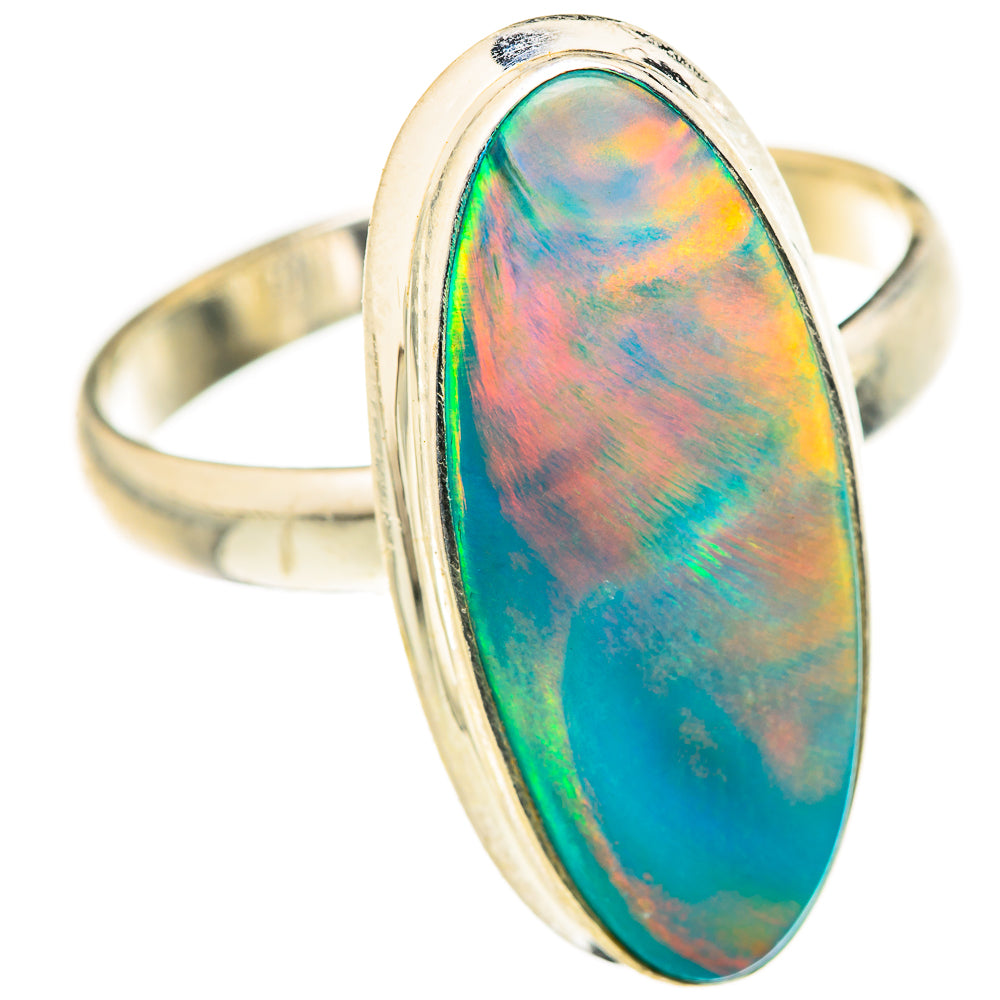 Aura Opal Rings handcrafted by Ana Silver Co - RING127700 - Photo 2