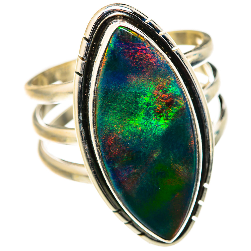 Aura Opal Rings handcrafted by Ana Silver Co - RING127703 - Photo 2
