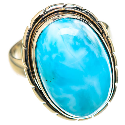 Larimar Rings handcrafted by Ana Silver Co - RING127708 - Photo 2