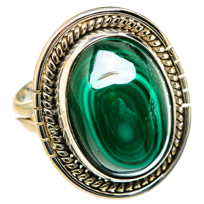 Malachite Rings handcrafted by Ana Silver Co - RING127713 - Photo 2