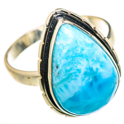 Larimar Rings handcrafted by Ana Silver Co - RING127726 - Photo 2