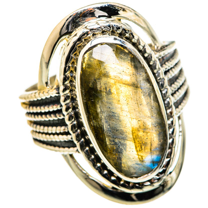 Labradorite Rings handcrafted by Ana Silver Co - RING127729 - Photo 2