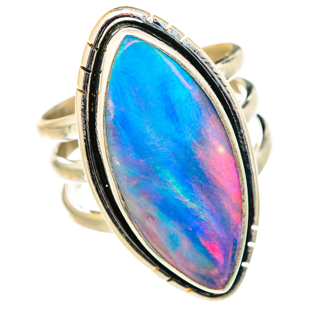 Aura Opal Rings handcrafted by Ana Silver Co - RING127736 - Photo 2