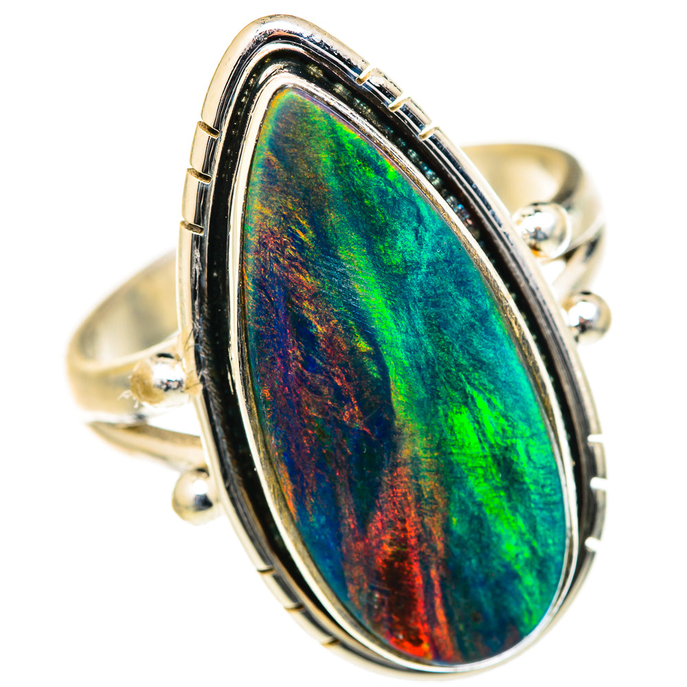 Aura Opal Rings handcrafted by Ana Silver Co - RING127743 - Photo 2