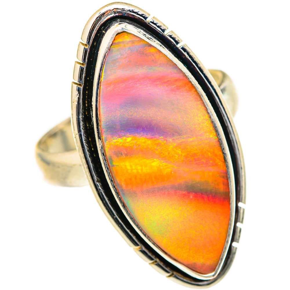 Aura Opal Rings handcrafted by Ana Silver Co - RING127744 - Photo 2