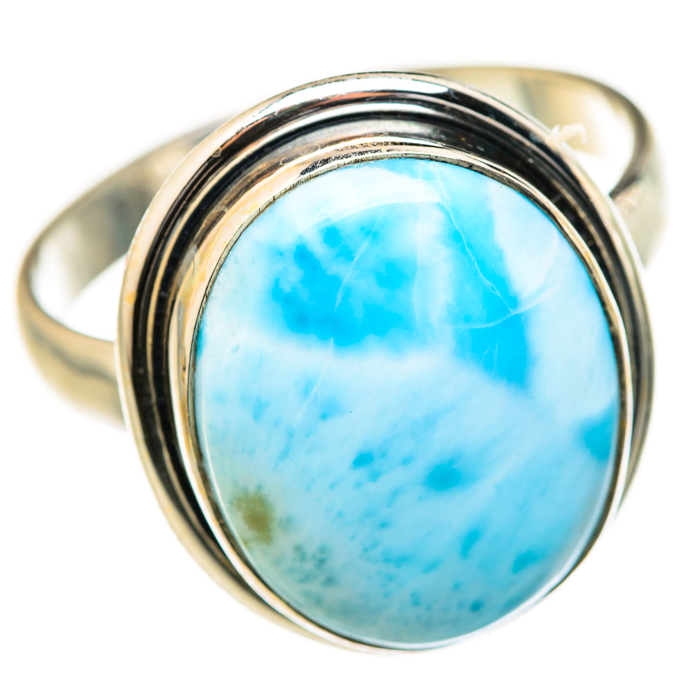 Larimar Rings handcrafted by Ana Silver Co - RING127746 - Photo 2