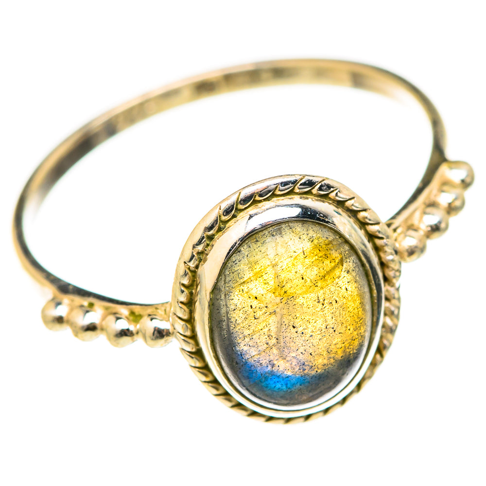 Labradorite Rings handcrafted by Ana Silver Co - RING127749 - Photo 2