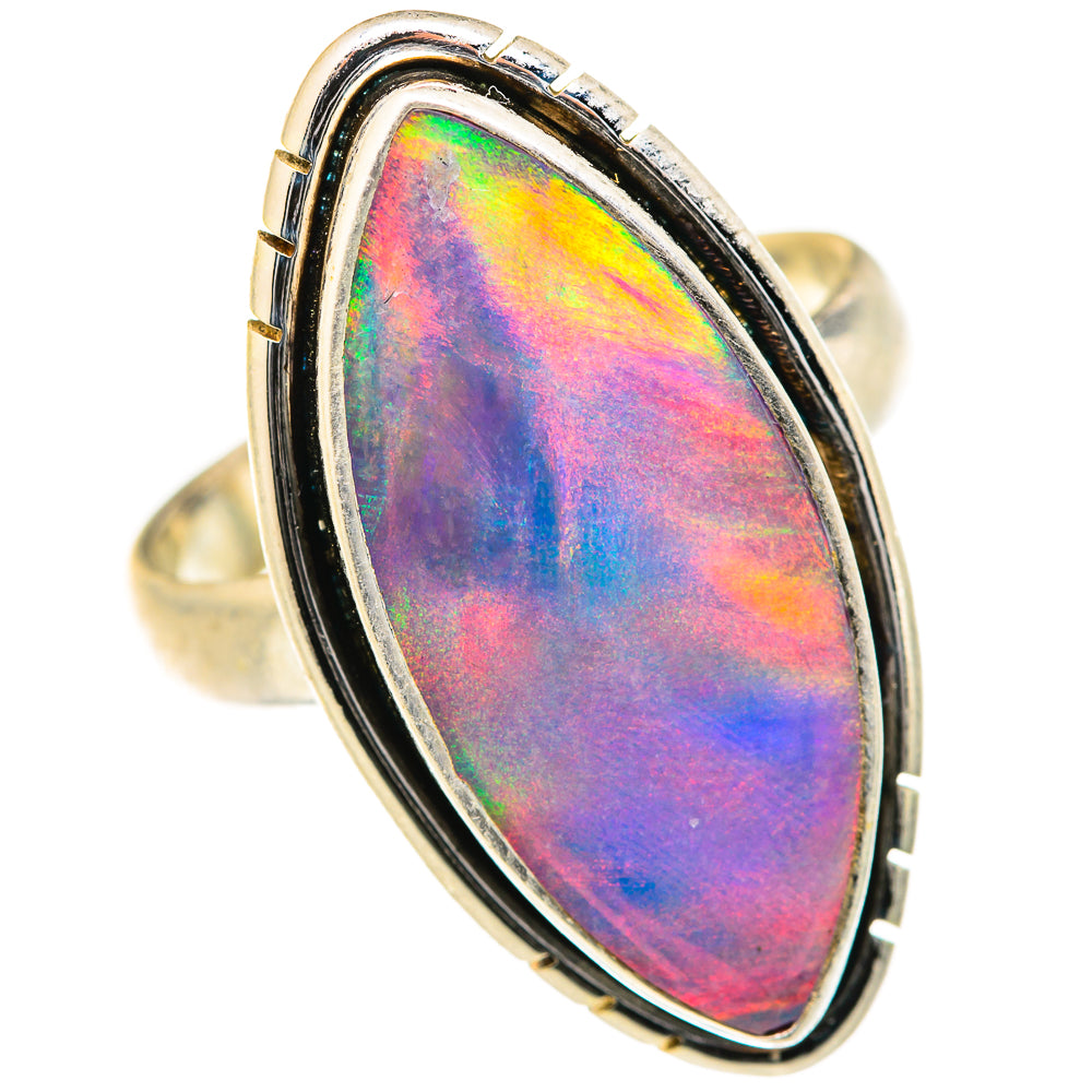 Aura Opal Rings handcrafted by Ana Silver Co - RING127753 - Photo 2