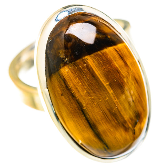 Tiger Eye Rings handcrafted by Ana Silver Co - RING127765 - Photo 2