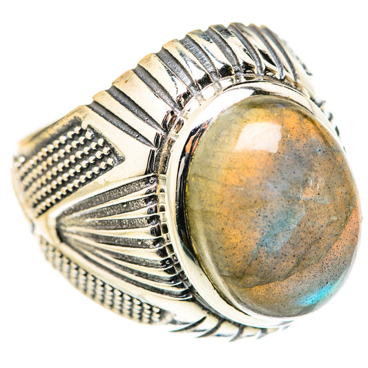 Labradorite Rings handcrafted by Ana Silver Co - RING127776 - Photo 2