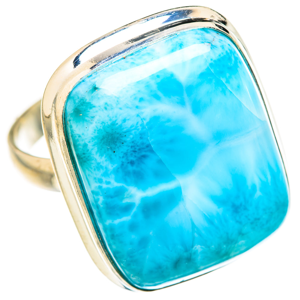 Larimar Rings handcrafted by Ana Silver Co - RING127780 - Photo 2
