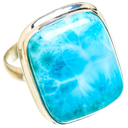Larimar Rings handcrafted by Ana Silver Co - RING127780 - Photo 2