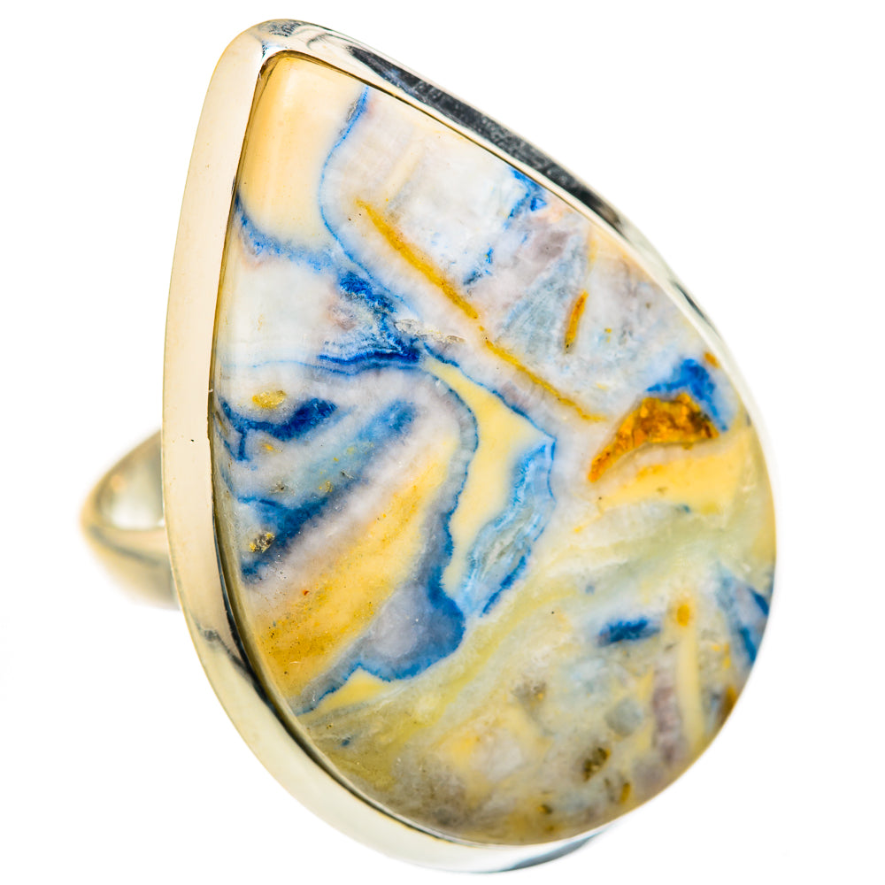 Blue Scheelite Rings handcrafted by Ana Silver Co - RING127782 - Photo 2