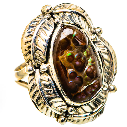 Mexican Fire Agate Rings handcrafted by Ana Silver Co - RING127786 - Photo 2