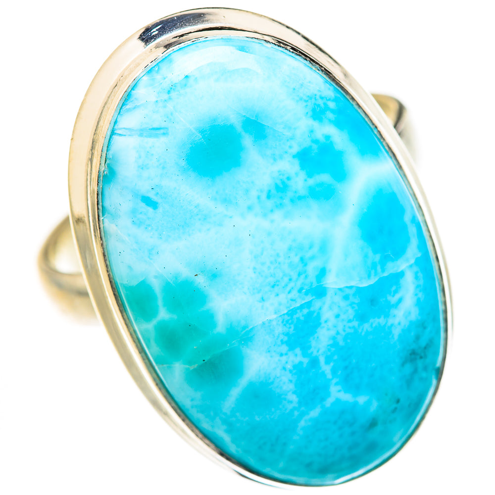 Larimar Rings handcrafted by Ana Silver Co - RING127799 - Photo 2