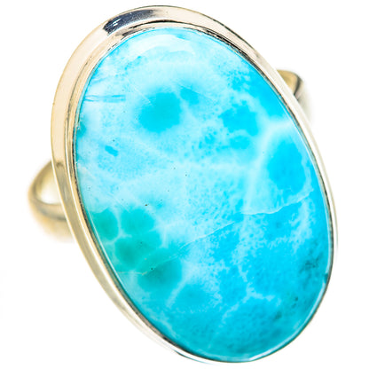 Larimar Rings handcrafted by Ana Silver Co - RING127799 - Photo 2