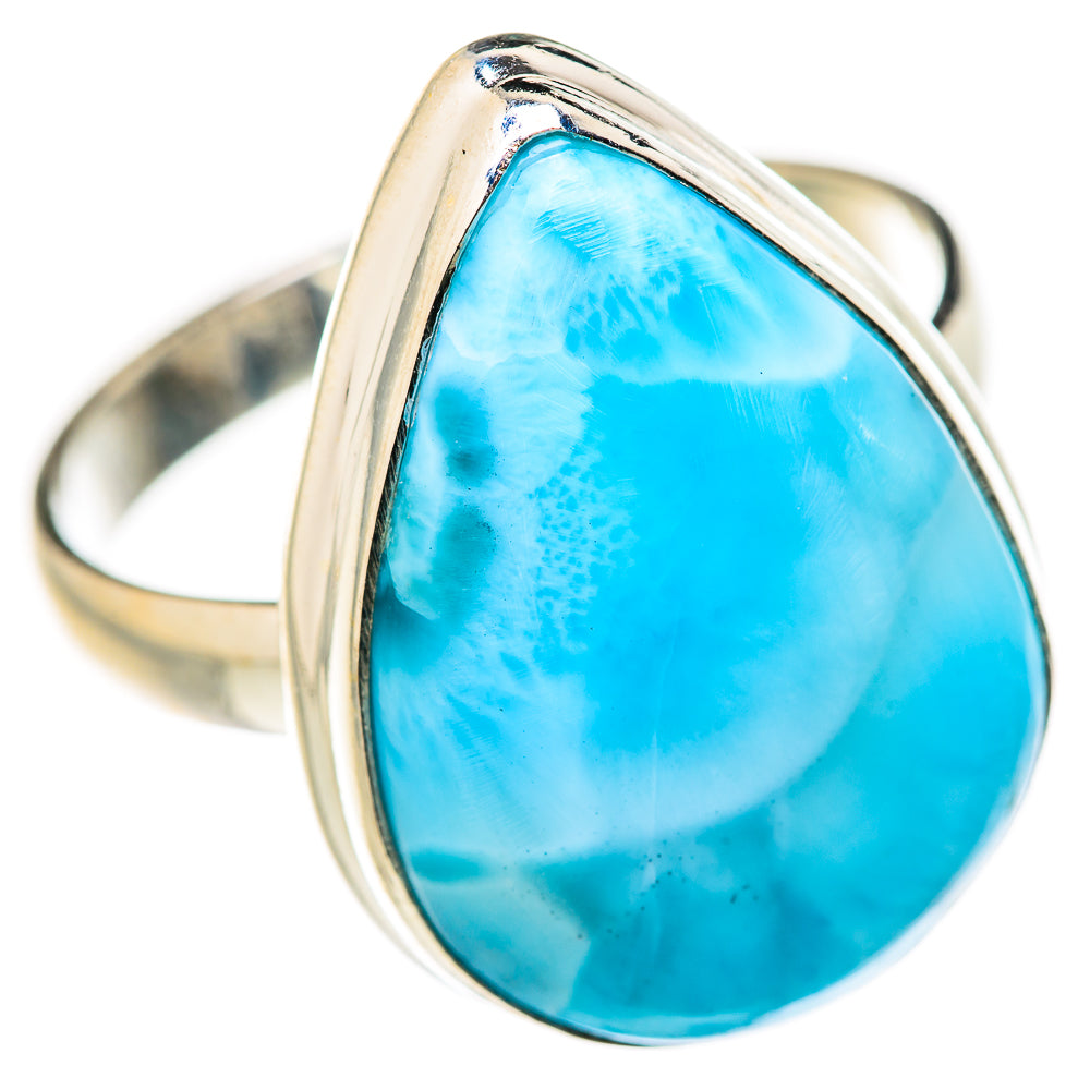 Larimar Rings handcrafted by Ana Silver Co - RING127807 - Photo 2