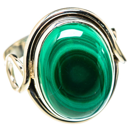 Malachite Rings handcrafted by Ana Silver Co - RING127812 - Photo 2