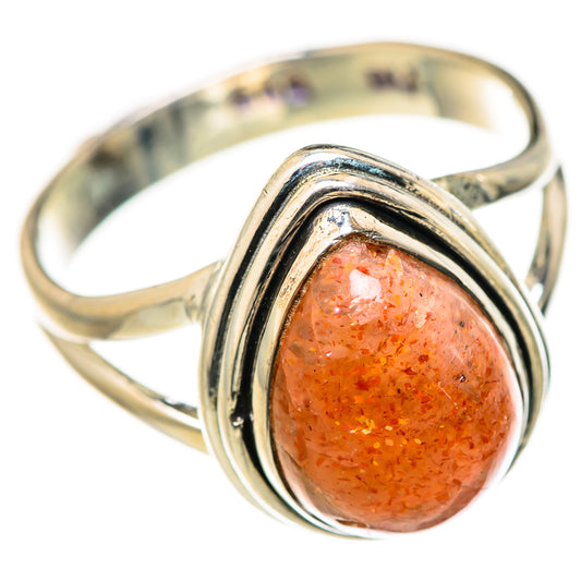 Sunstone Rings handcrafted by Ana Silver Co - RING127821 - Photo 2