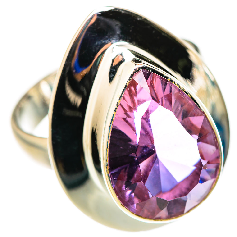 Color Change Alexandrite (Lab.) Rings handcrafted by Ana Silver Co - RING127826 - Photo 2
