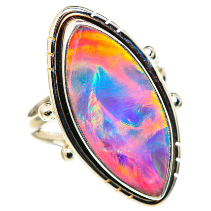 Aura Opal Rings handcrafted by Ana Silver Co - RING127831 - Photo 2