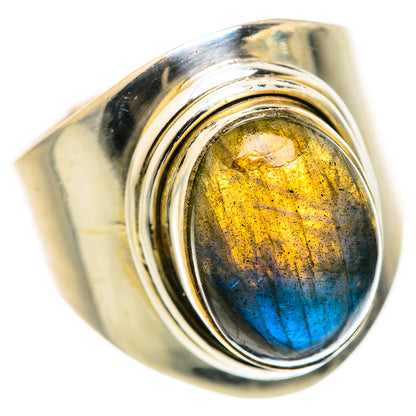 Labradorite Rings handcrafted by Ana Silver Co - RING127838 - Photo 2